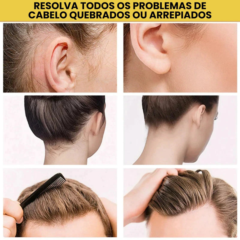 Cera em Bastão Wax Stick: Cabelo Modelado e Livre de Frizz